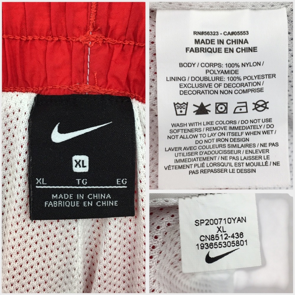 Nike Flight Series‎ Colorblock Track Pants Mens XL Blue CN8512 Nylon Joggers - Picture 5 of 7